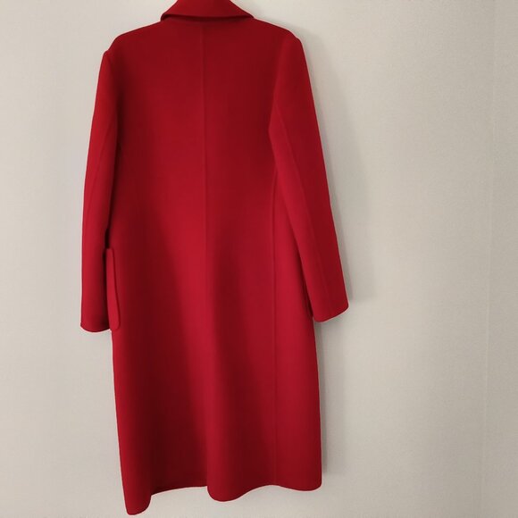RED LONG COAT - Picture 4 of 8
